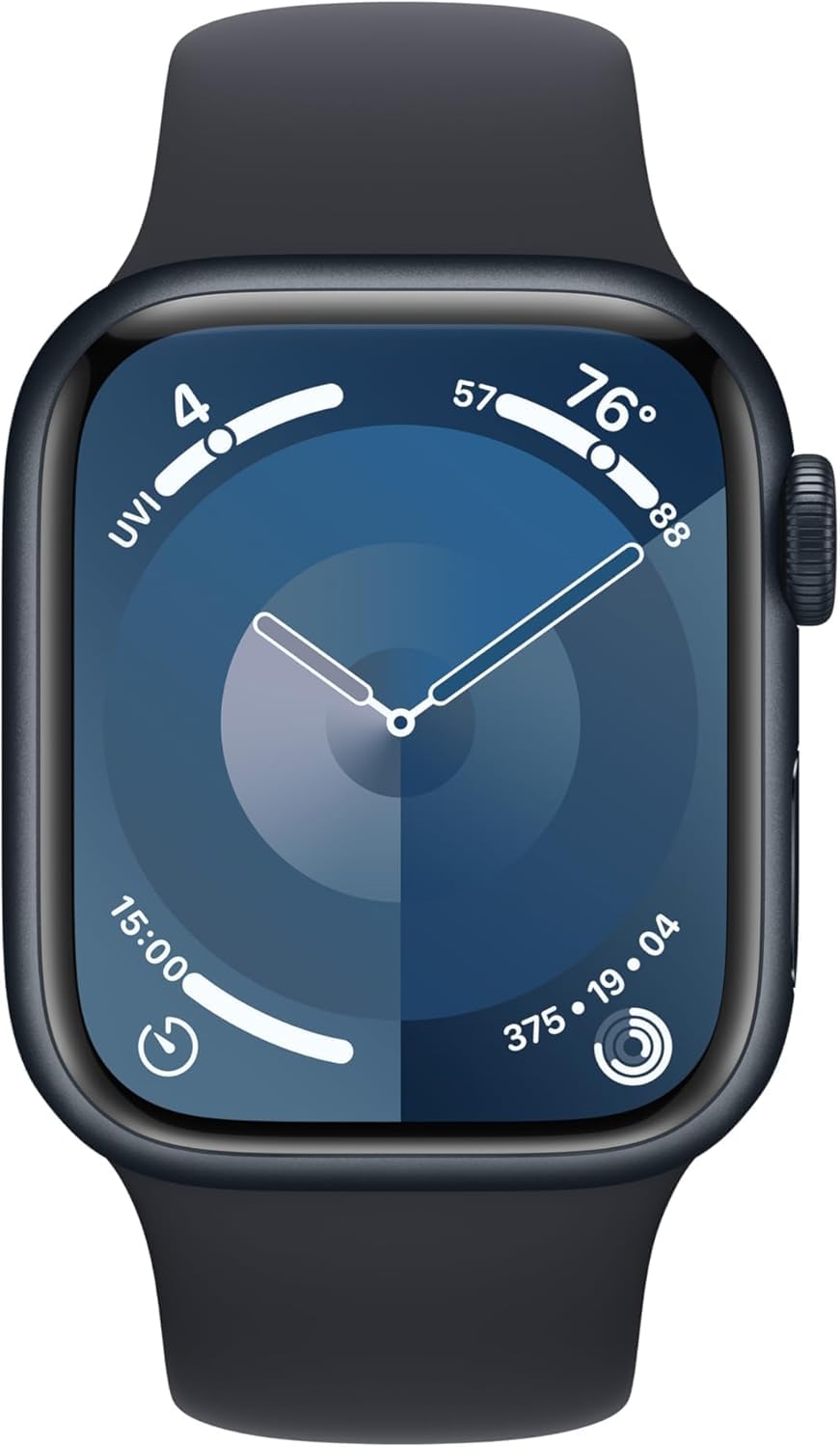 Apple Watch Series 9 GPS 41mm Midnight Aluminum Case Review - Dettaglio