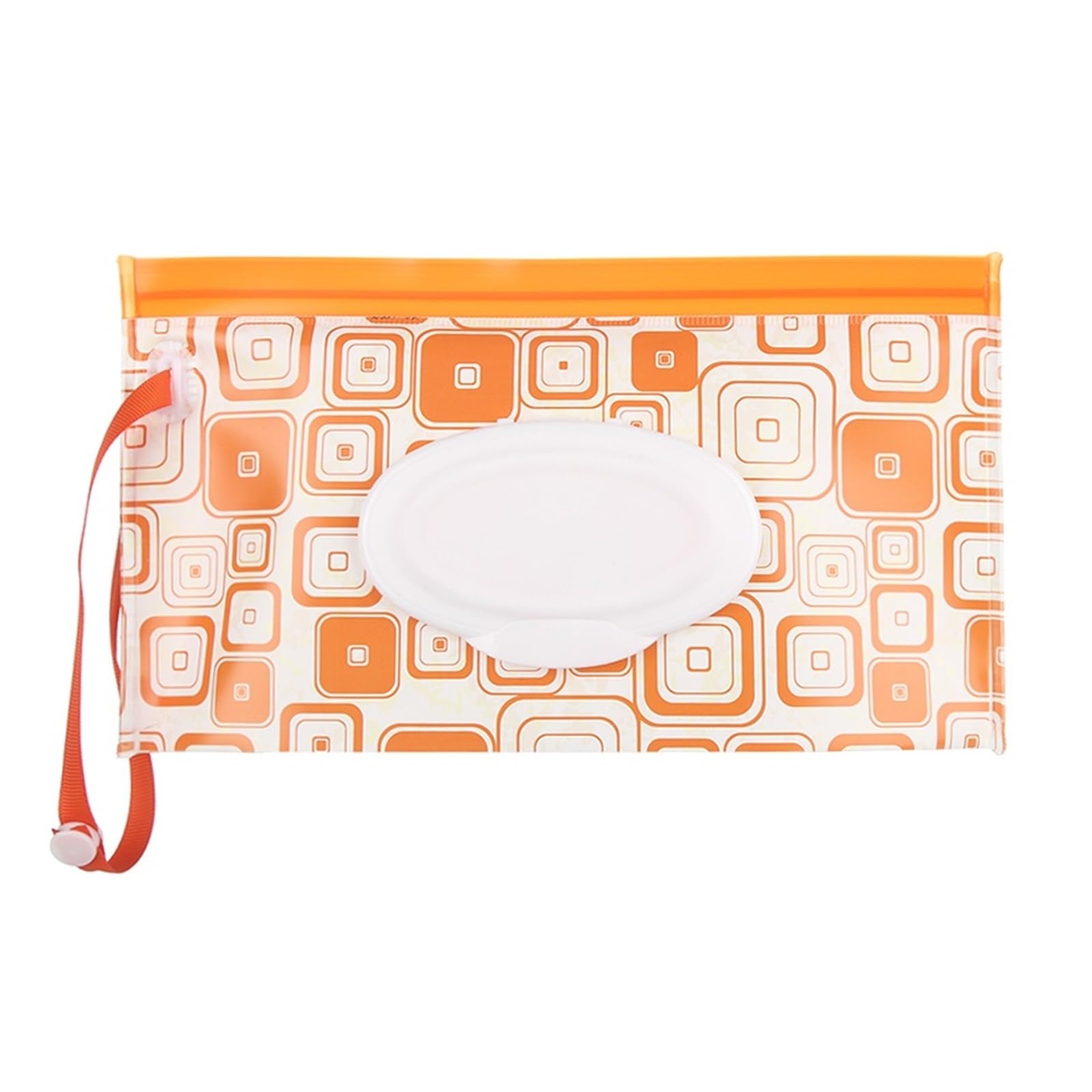 1Pc Wet Wipes Bag Portable Flip Cover Snap-Strap Cosmetic Pouch Tissue Box Outdoor Carrying Case Accessories(Style 1-8)