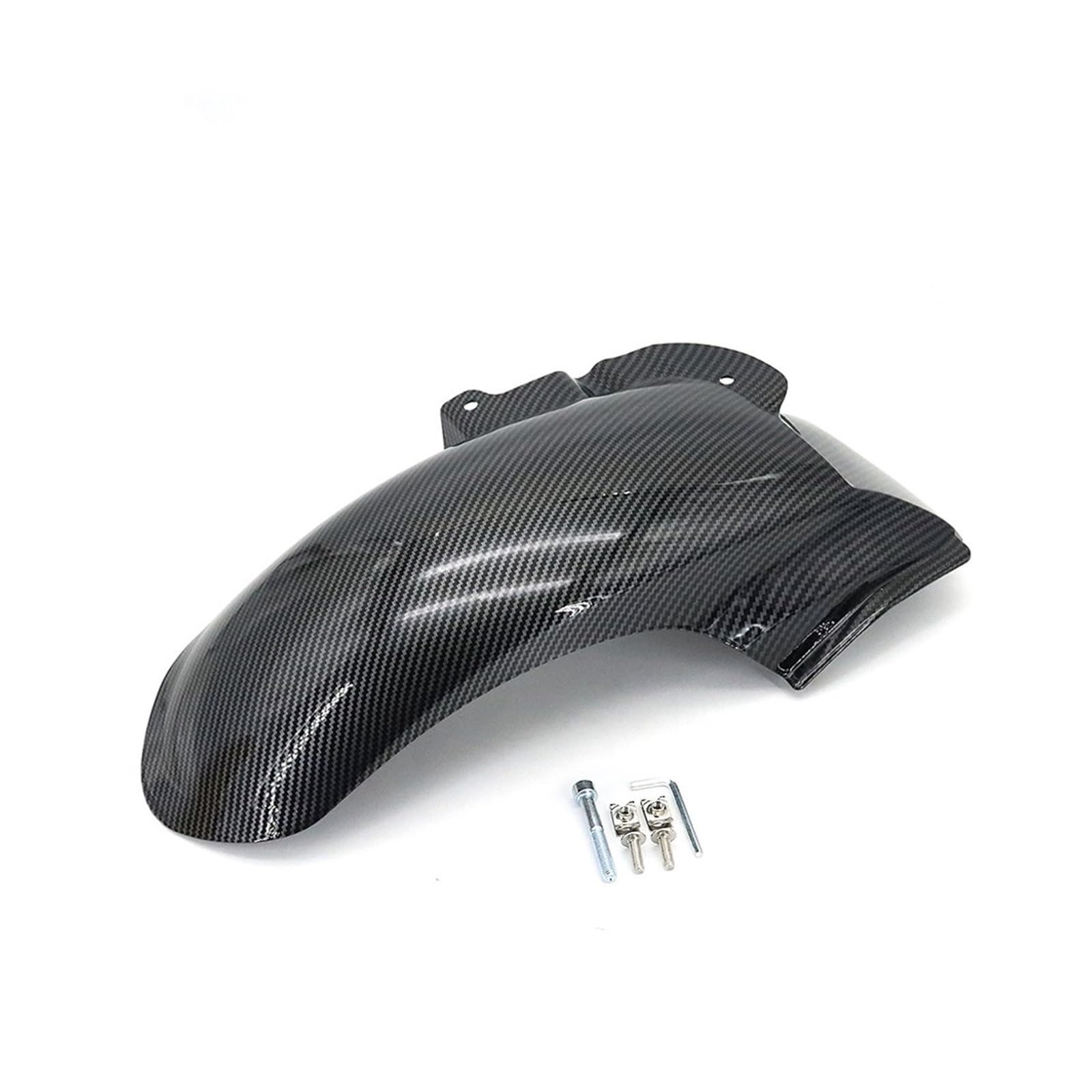 ‌parafango della moto‌ Parafango posteriore esteso per motocicletta, protezione anti-spruzzi, estensione pneumatico, kit parafango Hugger(Carbon Fiber Pattern)