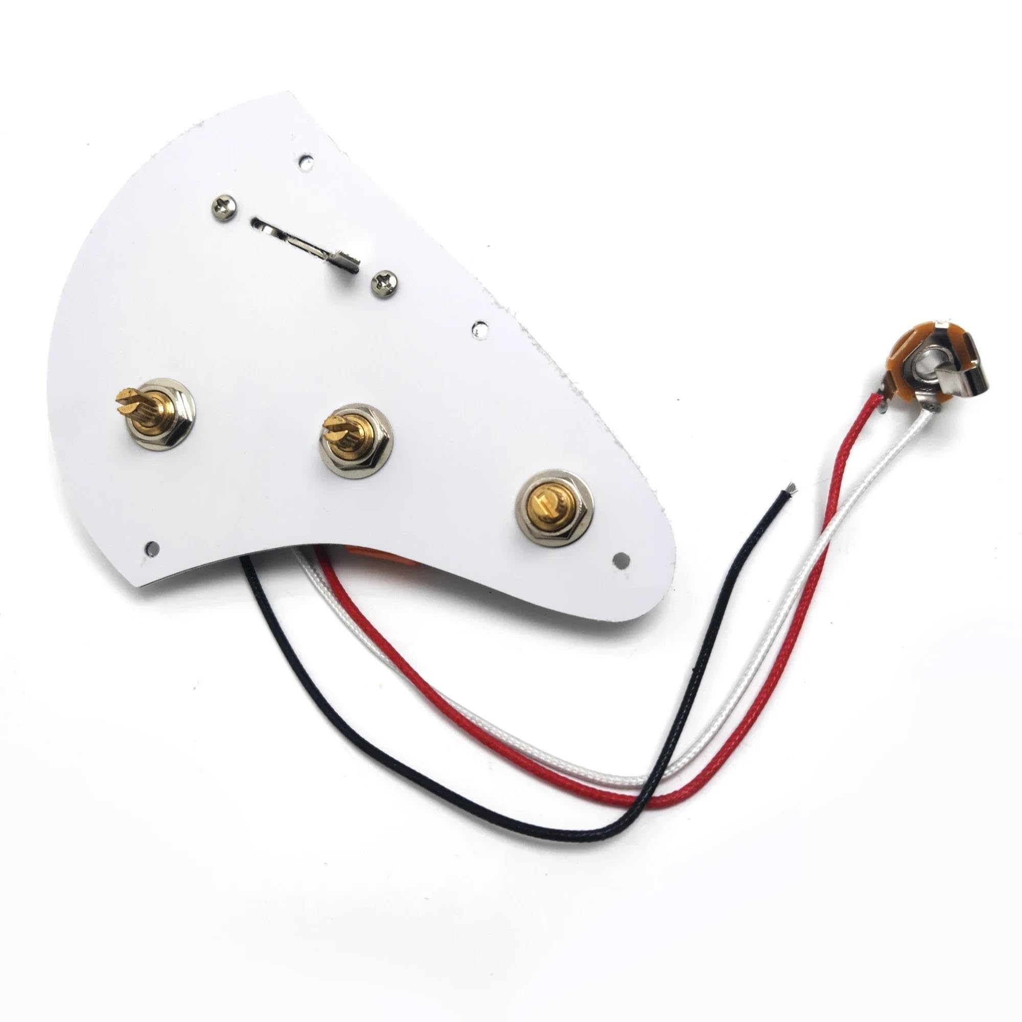 Kit Arnés Precableado Juego de 3 potenciómetros de cobre de 250 K con interruptor de 5 vías para accesorios de guitarra ST.