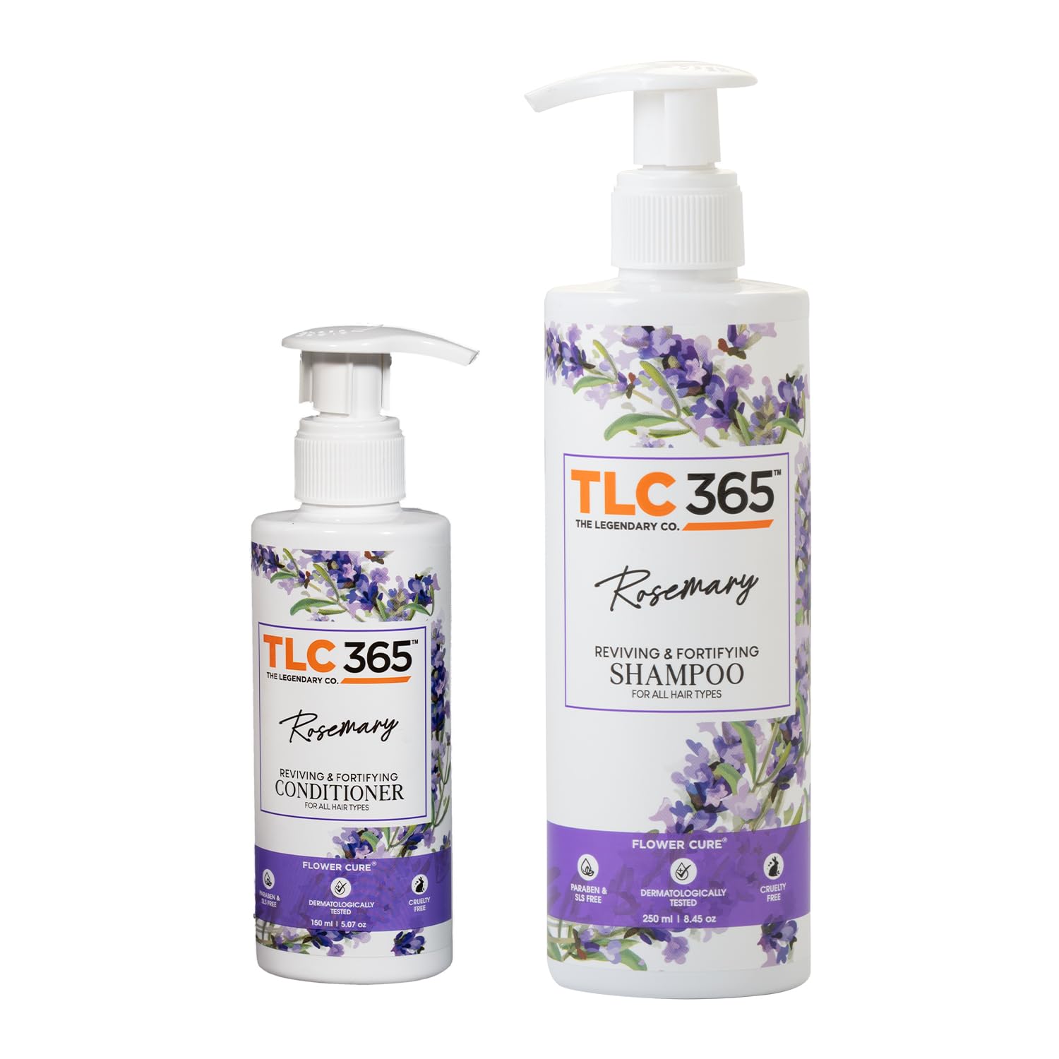 TLC365 Rosemary Reviving & Fortifying Shampoo and Conditioner Combo: Reduce Hairfall, Detangle, Frizz Control, & Restore Shine-picture-11