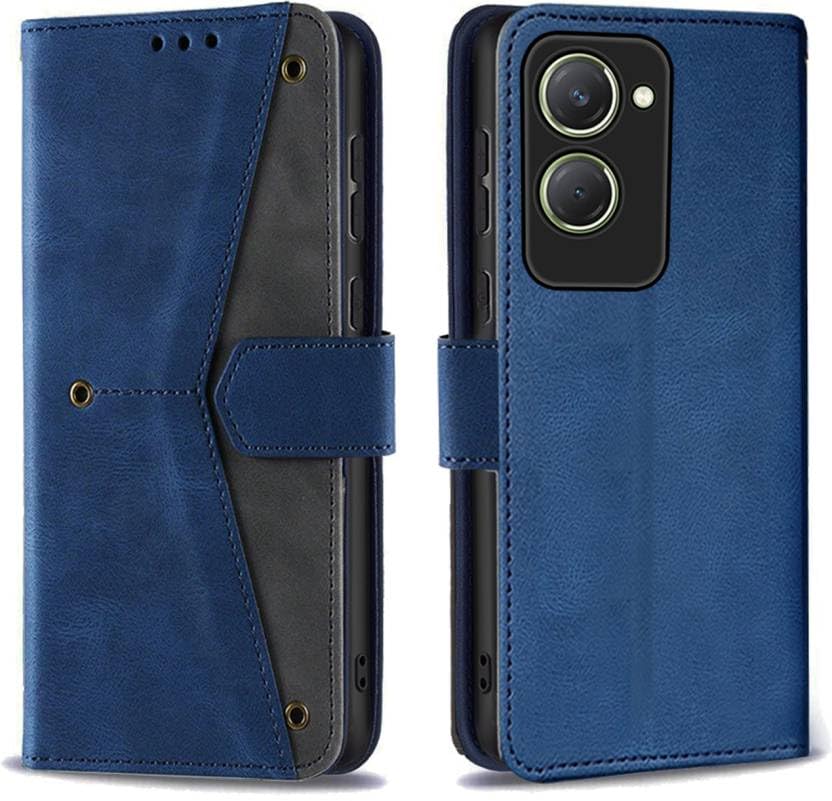 RAHISHI Artificial Leather Flip Cover Compatible for Vivo T3 Lite|Vivo Y28s 5G|Vivo Y28e Executive Blue, Magnetic Closure (B0D9MJRJLY) Amazon Price History, Amazon Price Tracker