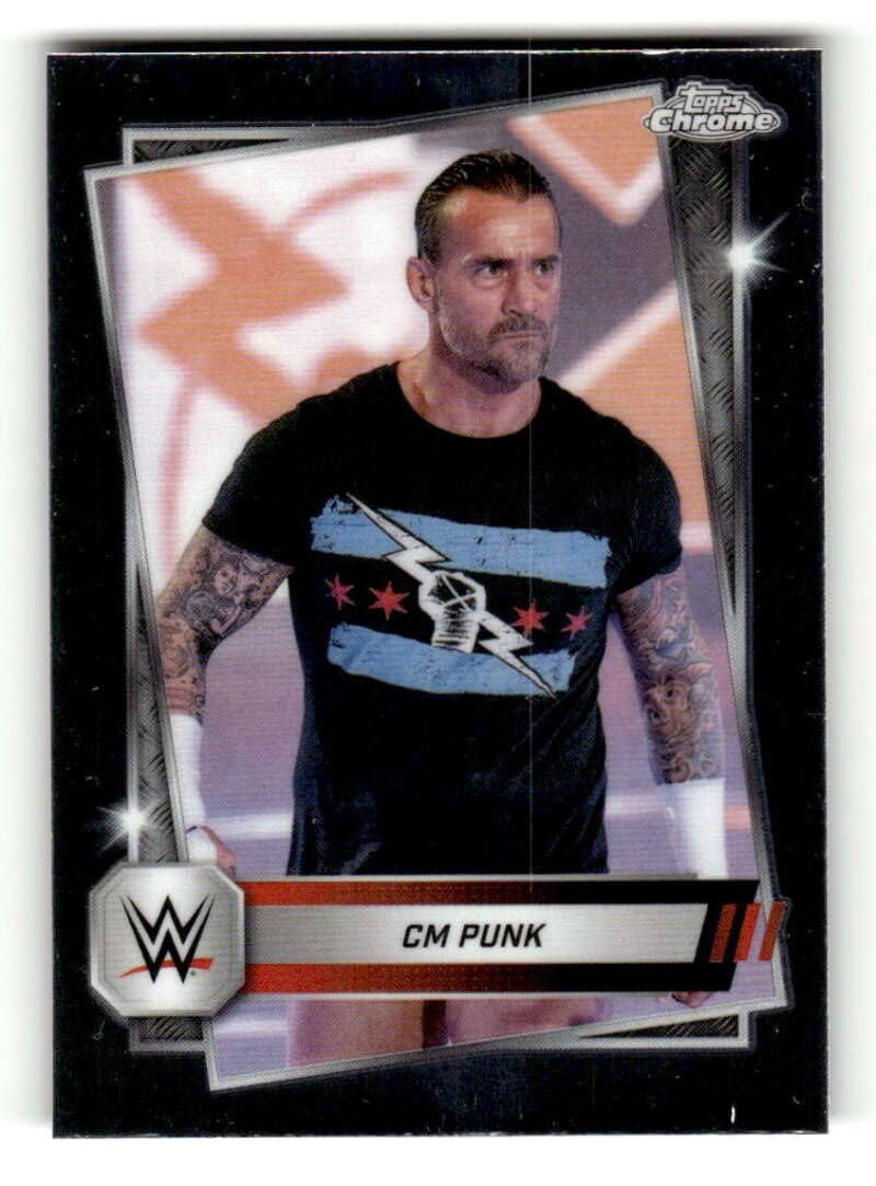 Amazon.com: 2025 Topps Chrome WWE #98 CM Punk Raw Wrestling