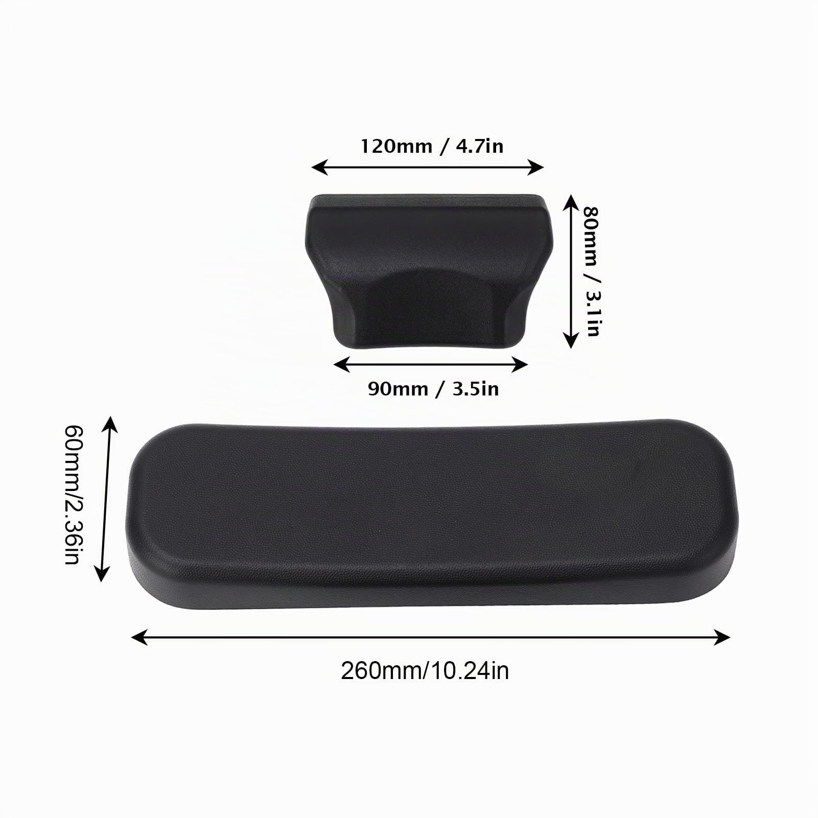 Dossier Universel pour Top Case Moto Autocollant Coussin Passager Cuir PU et Mousse Compatible 22L 25L 28L 32L 2 Pièces
