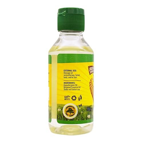 Miniatura 2 de Aceite de bergamota natural de 4.1 fl oz ayuda al crecimiento de la barba y el bigote. por Del Roble