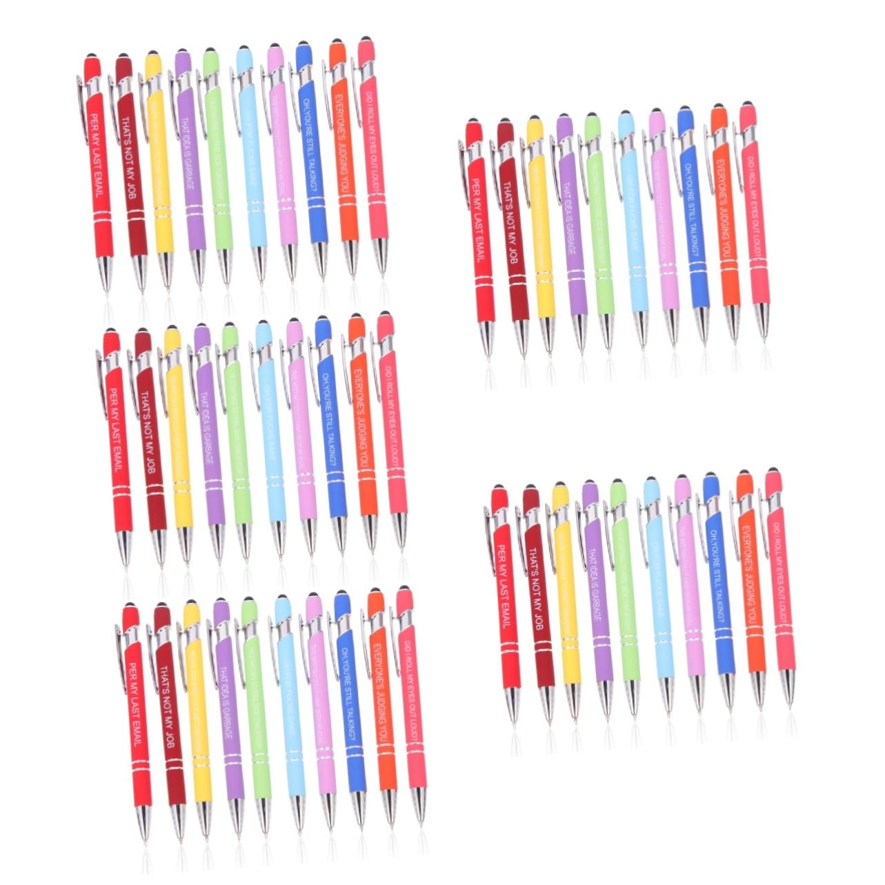 STOBOK 50stücke Teiliges Tragbare Kugelschreiber Für Täglichen Gebrauch Ergonomische Schreibgeräte Mit Komfortablem Griff Für Büro Schule Und Zuhause