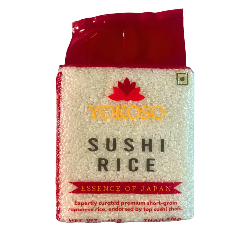 Yokoso Sushi Rice 1kg, Authentic Japanese Short Grain for Sushi Rolls Non-GMO, Vaccum Pack, Gluten Free (B0D9RYZ9N2) Amazon Price History, Amazon Price Tracker