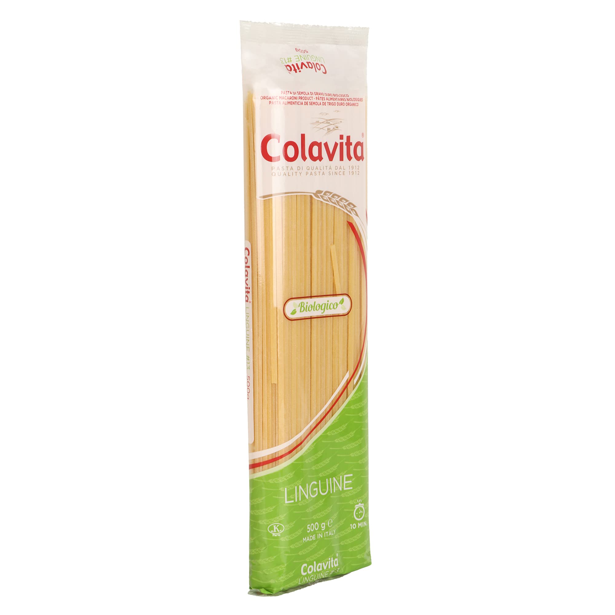 Colavita Linguine Pasta 500g | Hard Durum Wheat Pasta | ‎High Fibre | Organic and Versatile | No Artificial Ingredients - Image 3 thumbnail