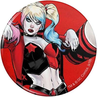GRAPHICS & MORE Harley Quinn Character Pinback Button Pin