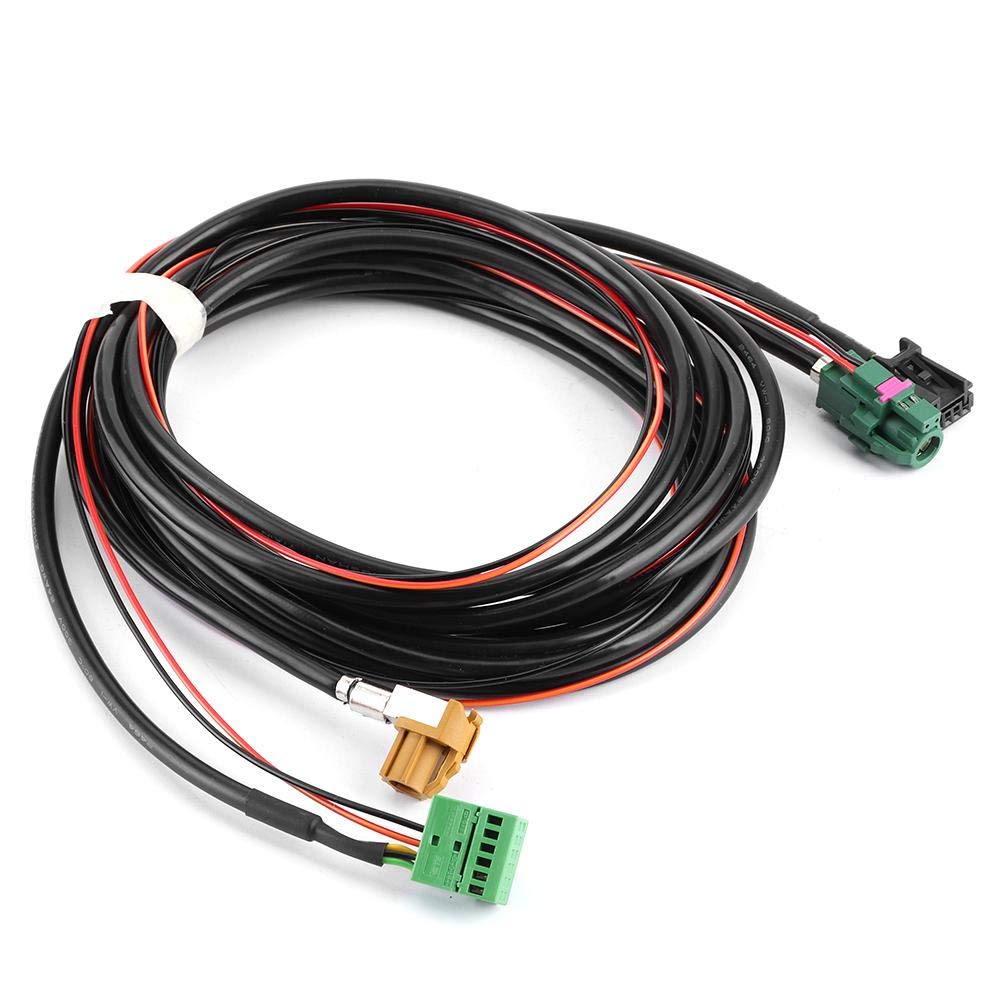 Prese per Cablaggio USB AUX Interruttore Adattatore Fascio connettore MIB Carplay MQB telefono 5G0 035222 E 5Q0 035724 Adatto per