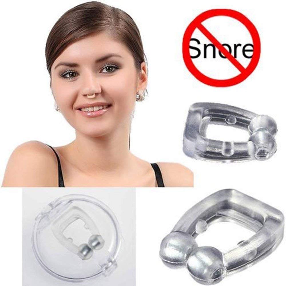 HariHub Silicone Magnetic Anti Snore Nose Clip Sleeping Aid Apnea Guard Night Device With Case 2