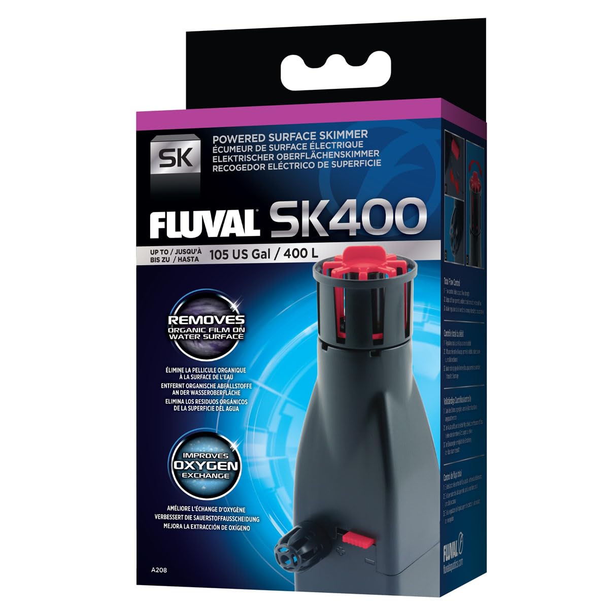 Fluval SK400 Surface Skimmer retail packaging