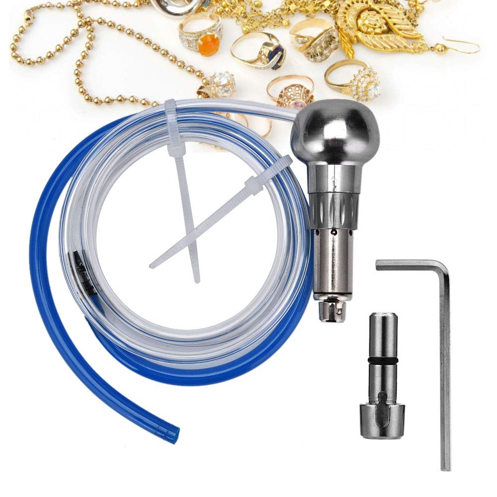 [Xmas Present]Jewelry Handpiece, Engraving Handpiece for Pneumatic Engraving Machine Jewelry Engraving Tools Accessory with Hex Screwdriver for Jewelry Processing