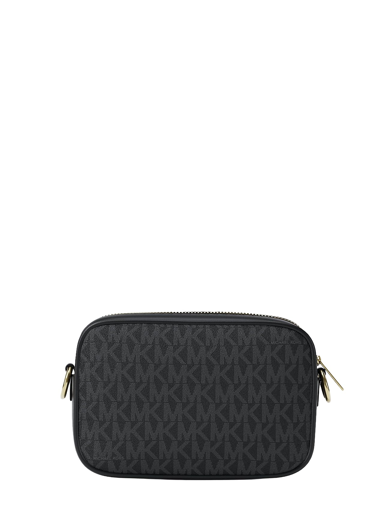 Michael Kors Jet Set Small Signature Logo Camera Crossbody Bag Black
