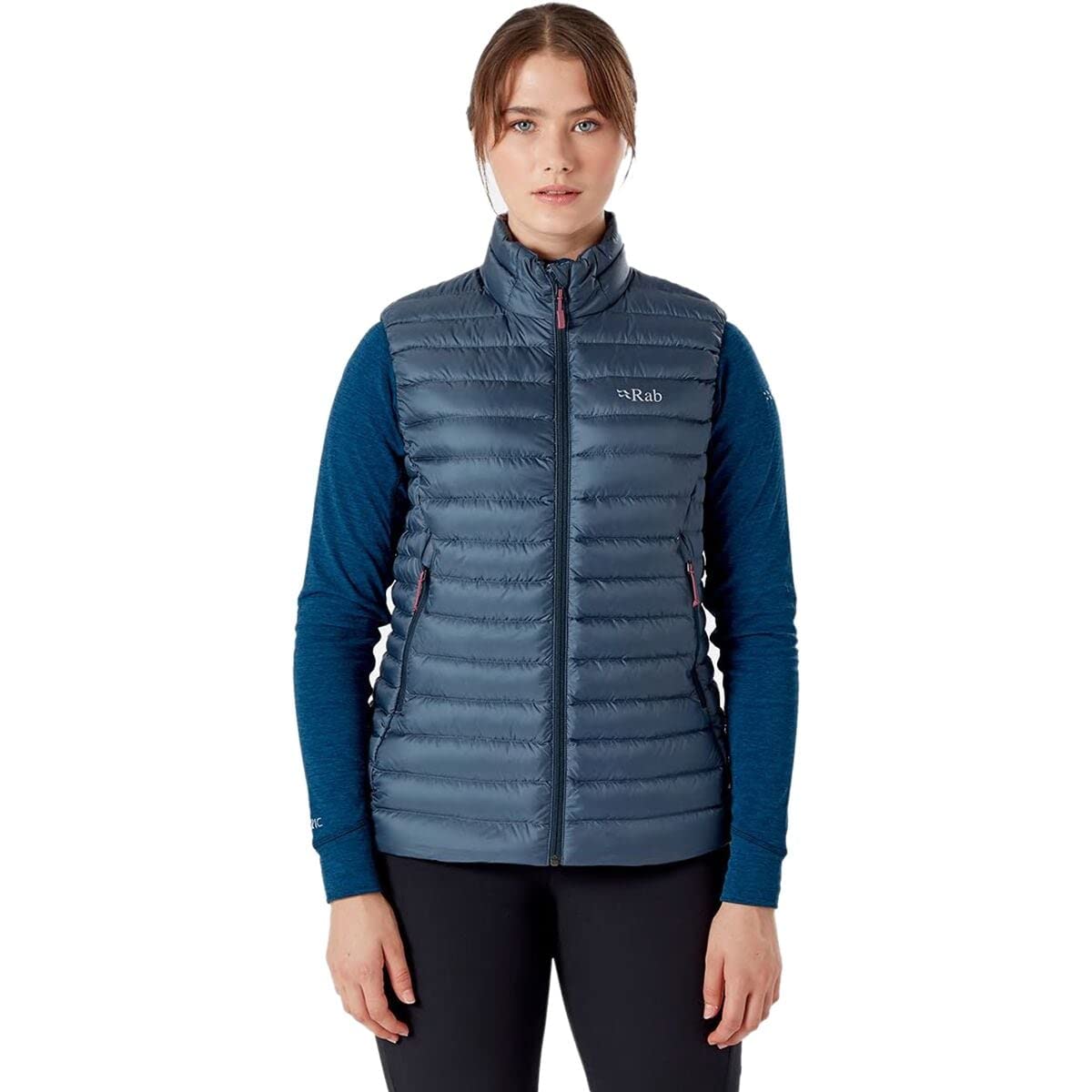 Rab Womens Microlight Down Insulated Lightweight Vest For Hiking