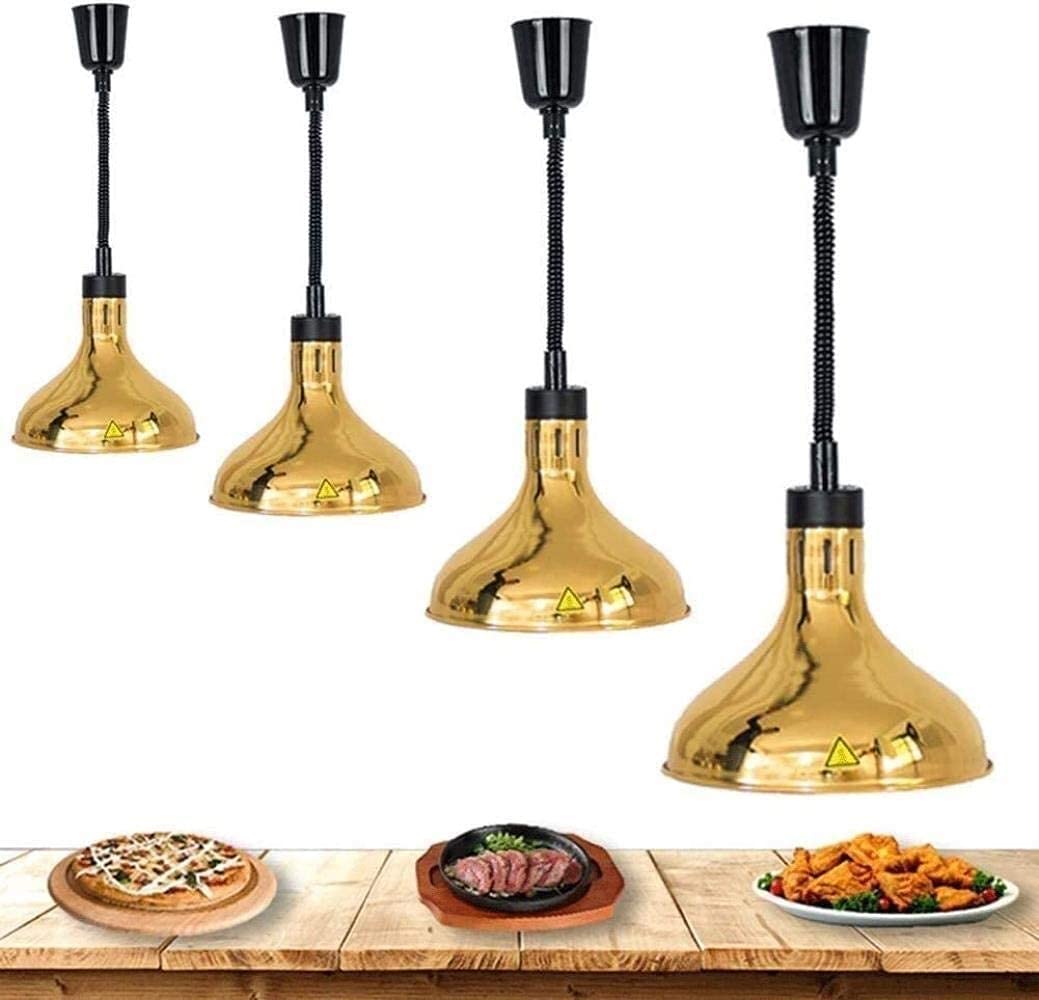 Commercial Heat Lamp Food Warmer Light Lamp Buffet Heat Lamp 4 Pack Food Heating Lamp Food Warmers for Parties Buffet Warmer Warmer Warmer Heater Bulb Buffet Com