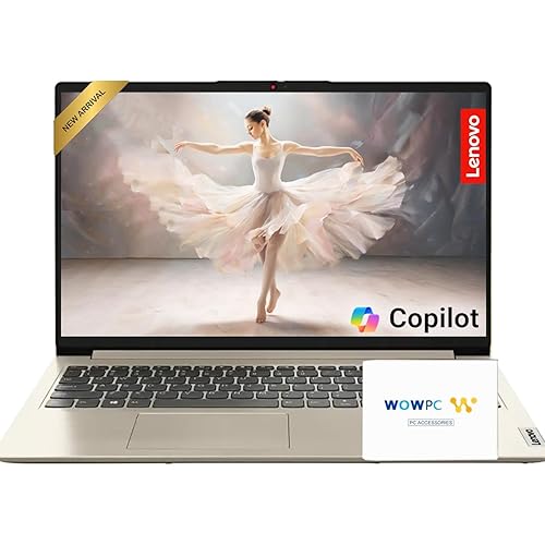 Lenovo IdeaPad 15.6 inch Laptop Computer with Microsoft 365 Home and Business • 36GB RAM • 1TB PCIe SSD • Intel Core • Wi-Fi 6 • 11HR Battery • 1TB Cloud Storage • Win 11 • WOWPC Recovery USB