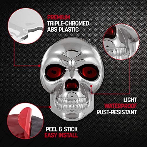 Pilot Automotive Ip-460 Skull Emblem #TOP1