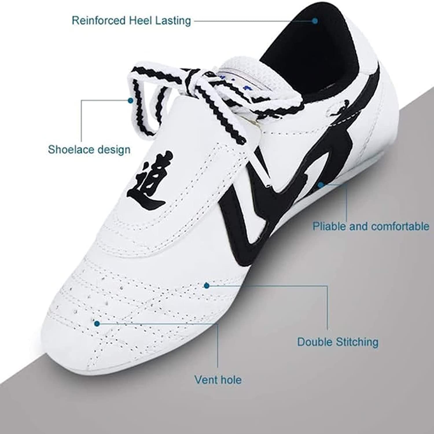 Scarpe da Arti Marziali Taekwondo Karate Kungfu Tai Chi Unisex Traspiranti Leggere