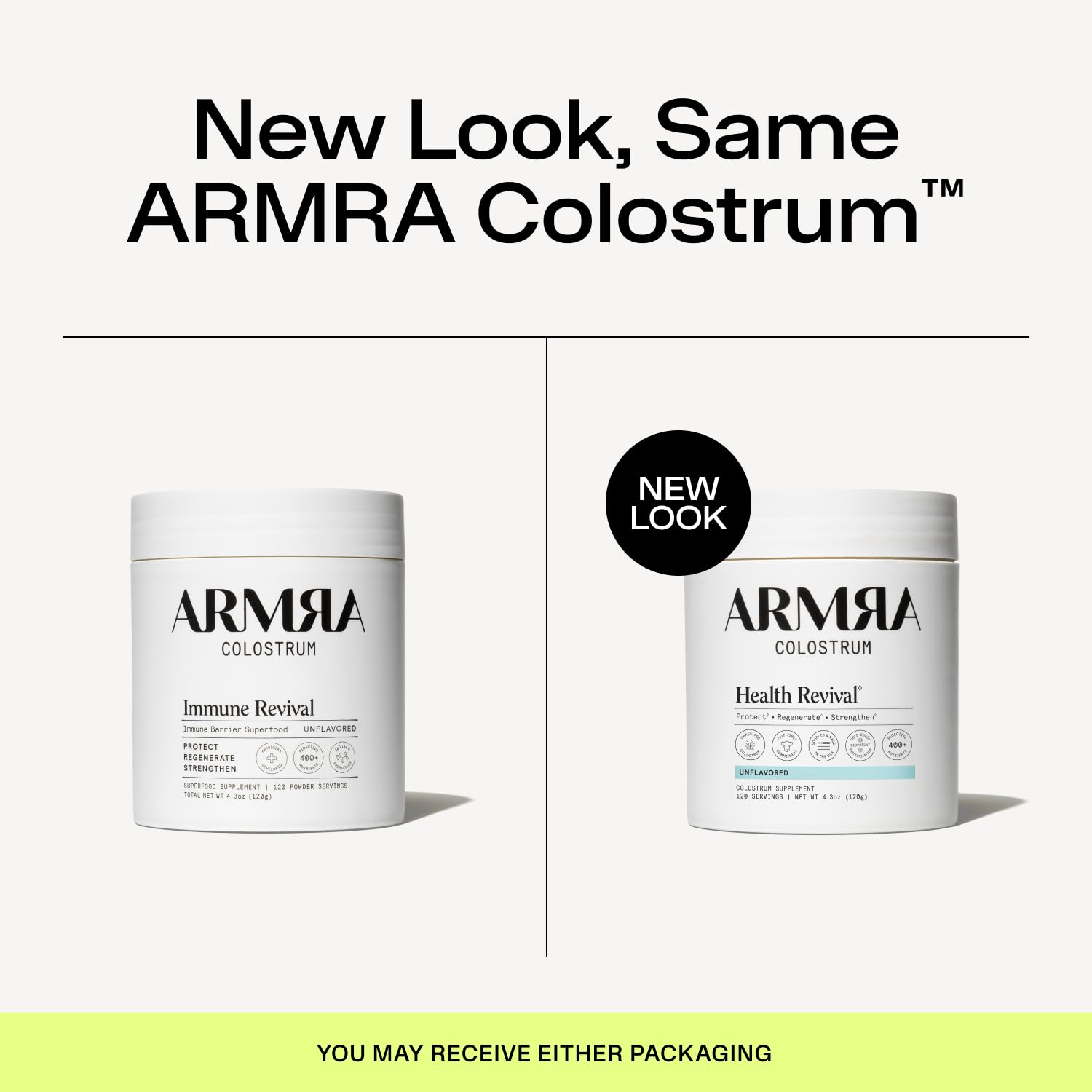 ARMRA Colostrum Powder, Unflavored, 120 Serving Jar — Amazon image 2