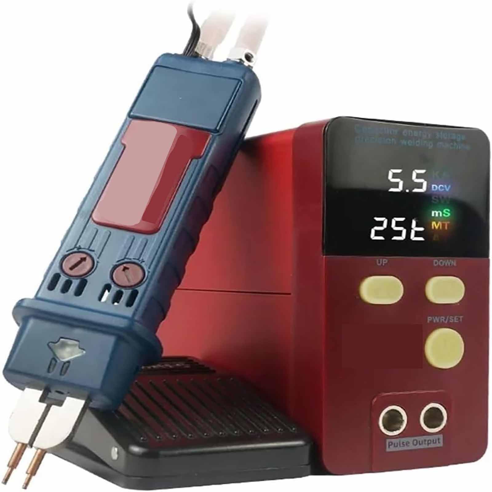 12 kW spawarka punktowa z baterią, pojemnością do przechowywania, do czystego niklu 0,2 mm i 0,1 do 0,3 mm, 1800 A, do użytku domowego.