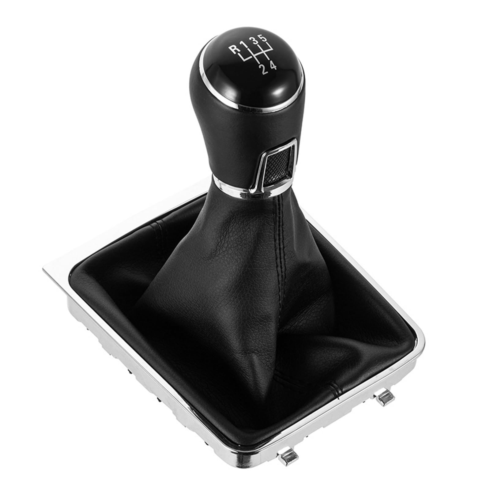 Zyincen Black Speed Gear Shift Knob For Vw For Passat B6 Cc 2005-2013 Manual Gear Shift Knob Shifter Lever Head Replace(For 5 Speed)