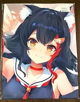 【ホロライブ】大神ミオ　抱き枕カバー 駿河屋 -<中古>大神ミオ 抱き枕カバー 「バーチャルYouTuber