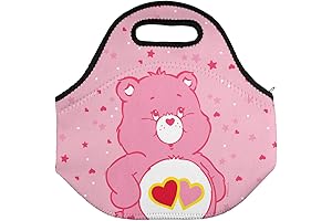 Popfunk Care Bears Love A Lot Bear, Soft Neoprene Lunch Bag