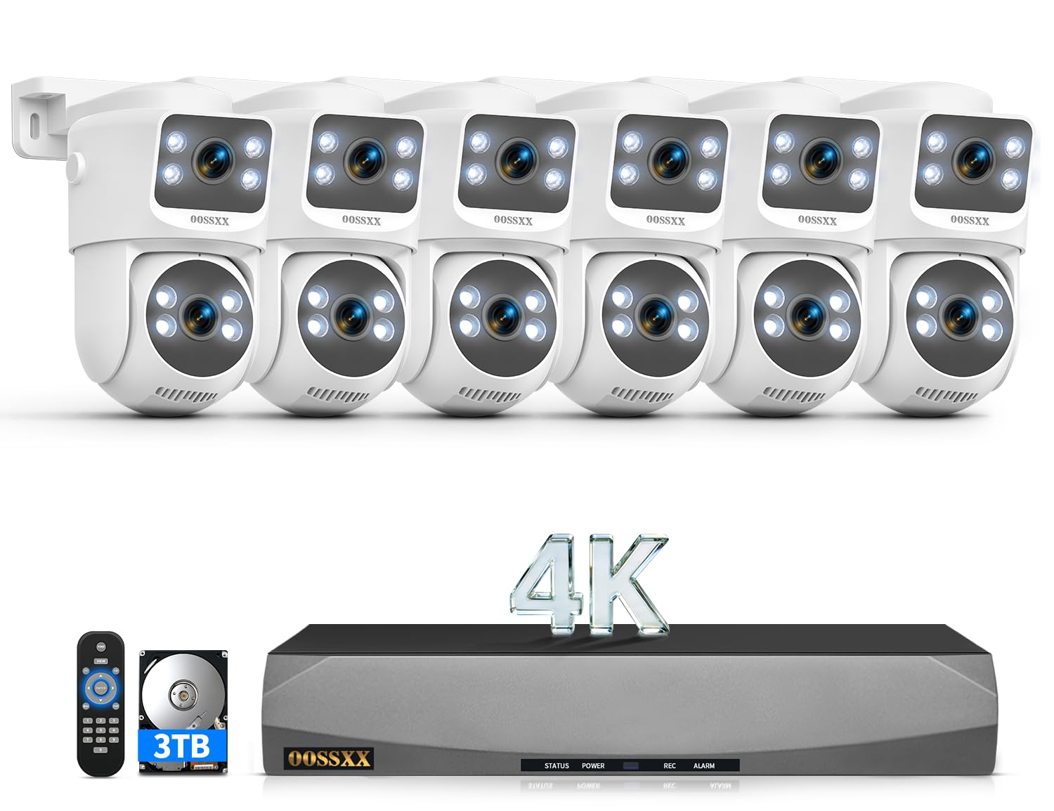 Amazon.com : OOSSXX (2026 New) 4K PoE Security Camera System, 8CH