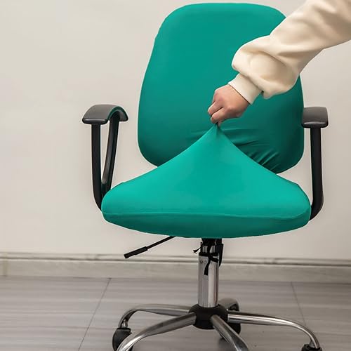Miniatura 9 de Melaluxe - Funda para silla de oficina, funda universal protectora y elástica, cubierta elástica para silla giratoria