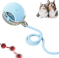 Vista 14 de Juguete Interactivo para Gatos, 2026 Nuevo Juguete para Gatos de Interior, Juguetes Inteligentes de Bola Rodante, Juguetes para Gatitos para Rojo