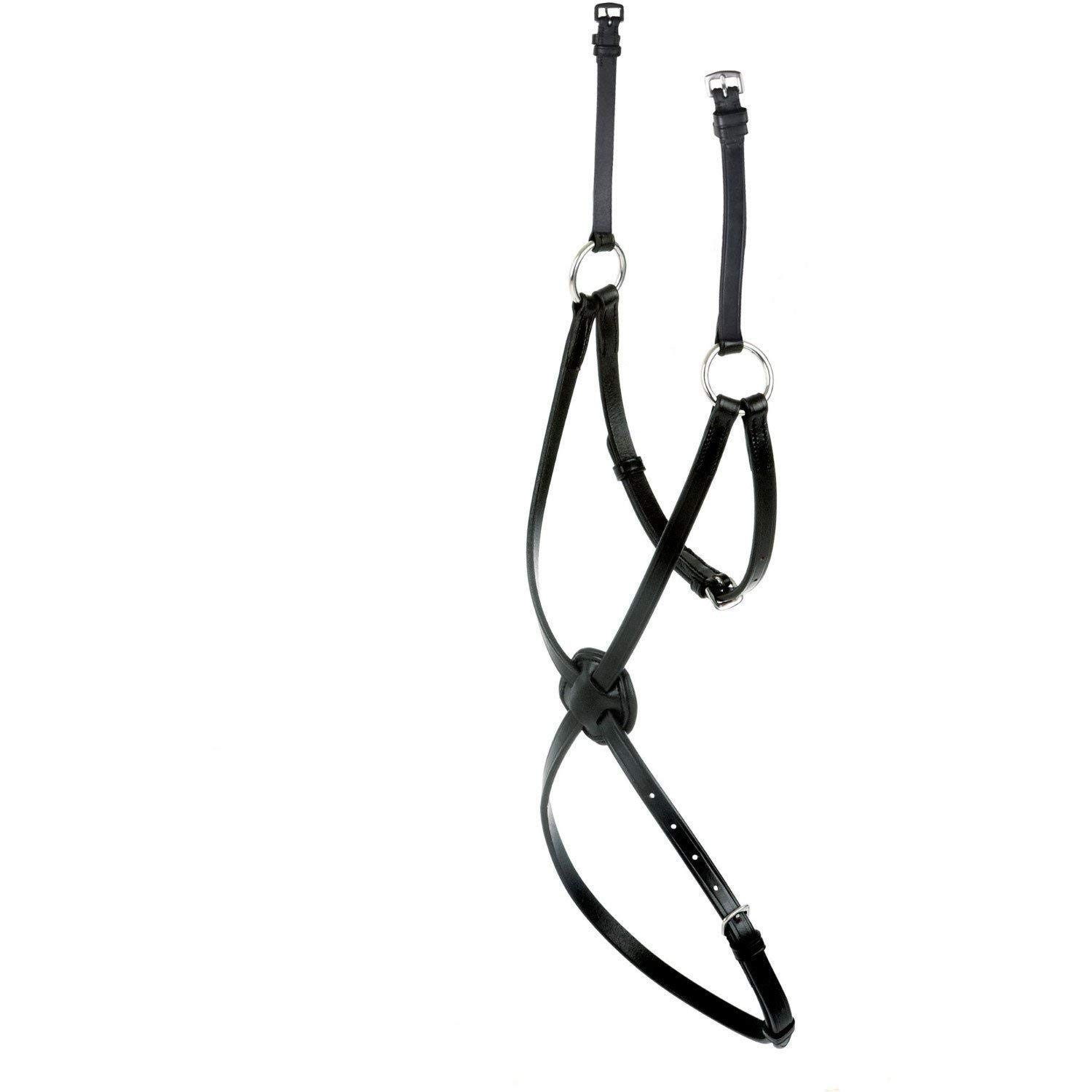 Collegiate Mono Crown Grackle Noseband Cob Black