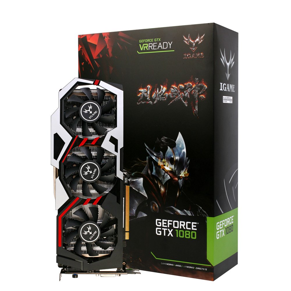 Amazon | カラフルなNvidia Geforce GTX iGame 1080 GPU 8 GB