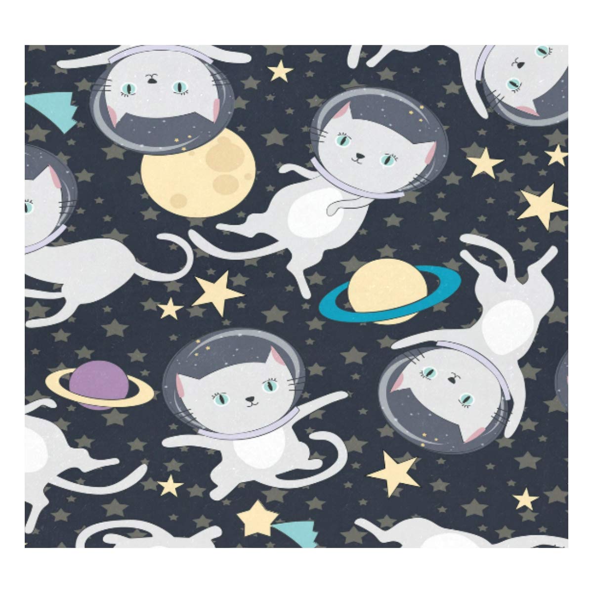 Taza de viaje aislada al vacío de acero inoxidable con doble pared a prueba de fugas, botella de taza con diseño de gato astronauta, personalizable, de piel, 500 ml