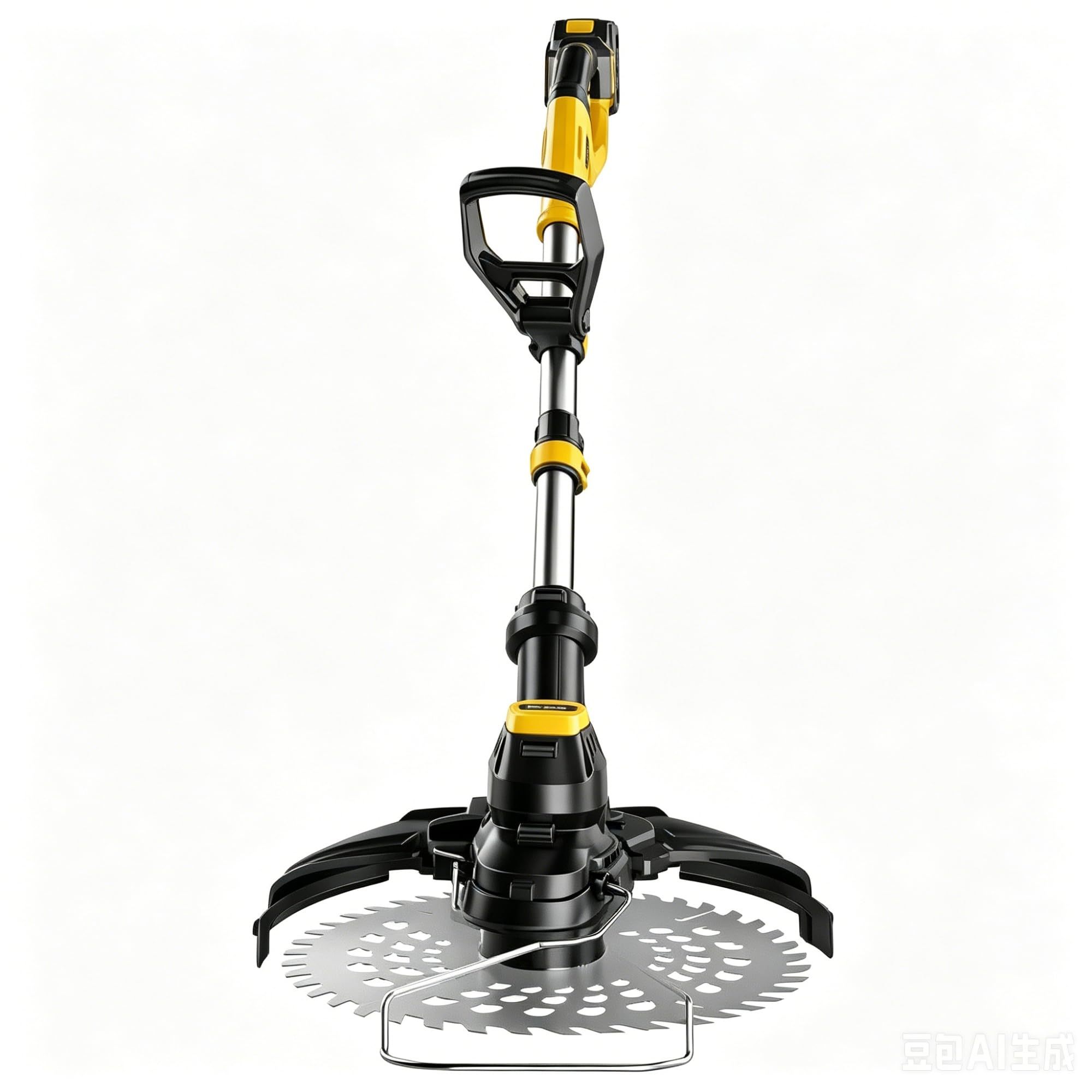 21V Cordless Grass Trimmer, Lightweight Electric Grass Shear with Titanium Blades, 90 Min Runtime Lawn Edger(2batteries)