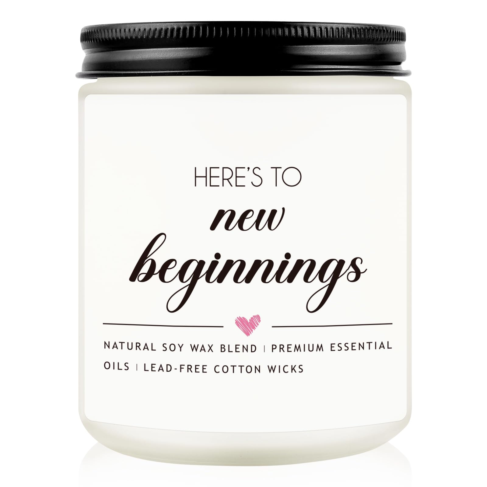 New Beginnings Candle, Congratulations Gifts, Leaving Gift for Colleague Women Men, New Job/Home Gifts, Divorce/Graduation/Motivational/Inspirational/Retirement/Gift, Good Luck Presents, Lavender