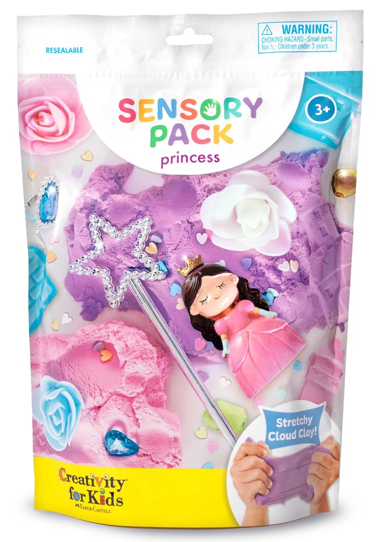 Sensory Pack: Princess - Calm Down Corner| Car Activities for Kids| Easter Basket Stuffers | Sensory Toys for Toddlers (Ages 3+)