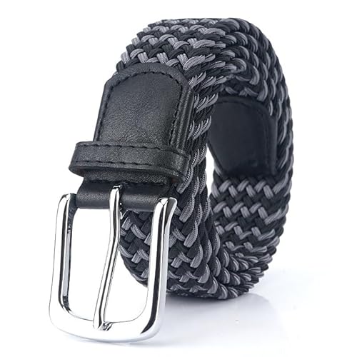 JLWYFC Utility Belt Knitted Needle Buckle Belt Woven Accessories For