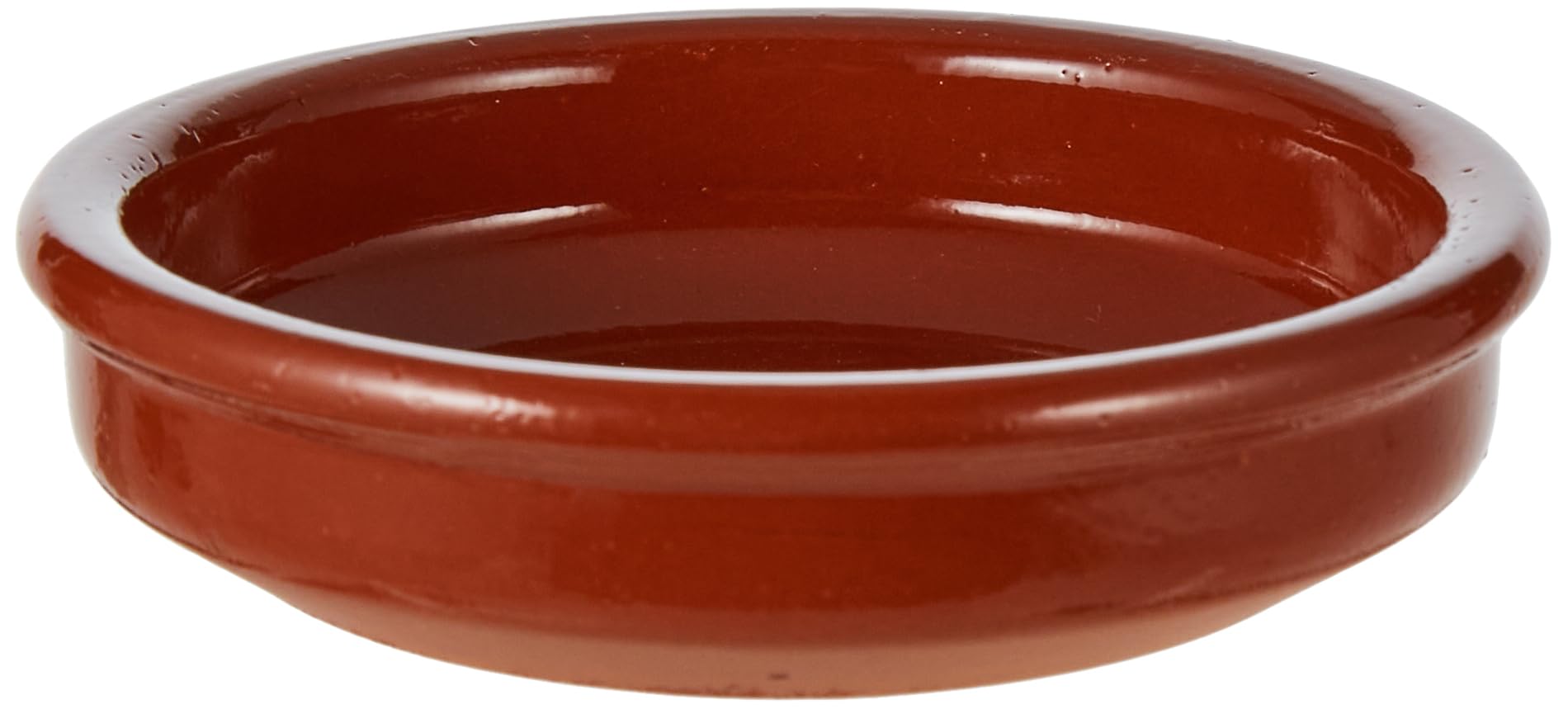 Brown Clay Round Deep Plate 10 cm