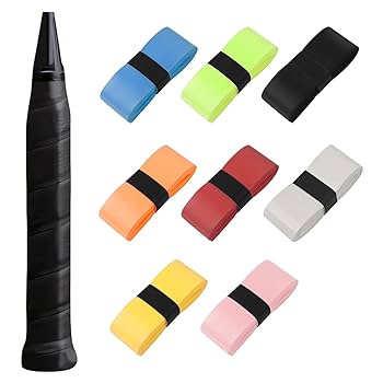 Amazon.co.jp: テニスラケットグリップテープ 8個入り マルチ