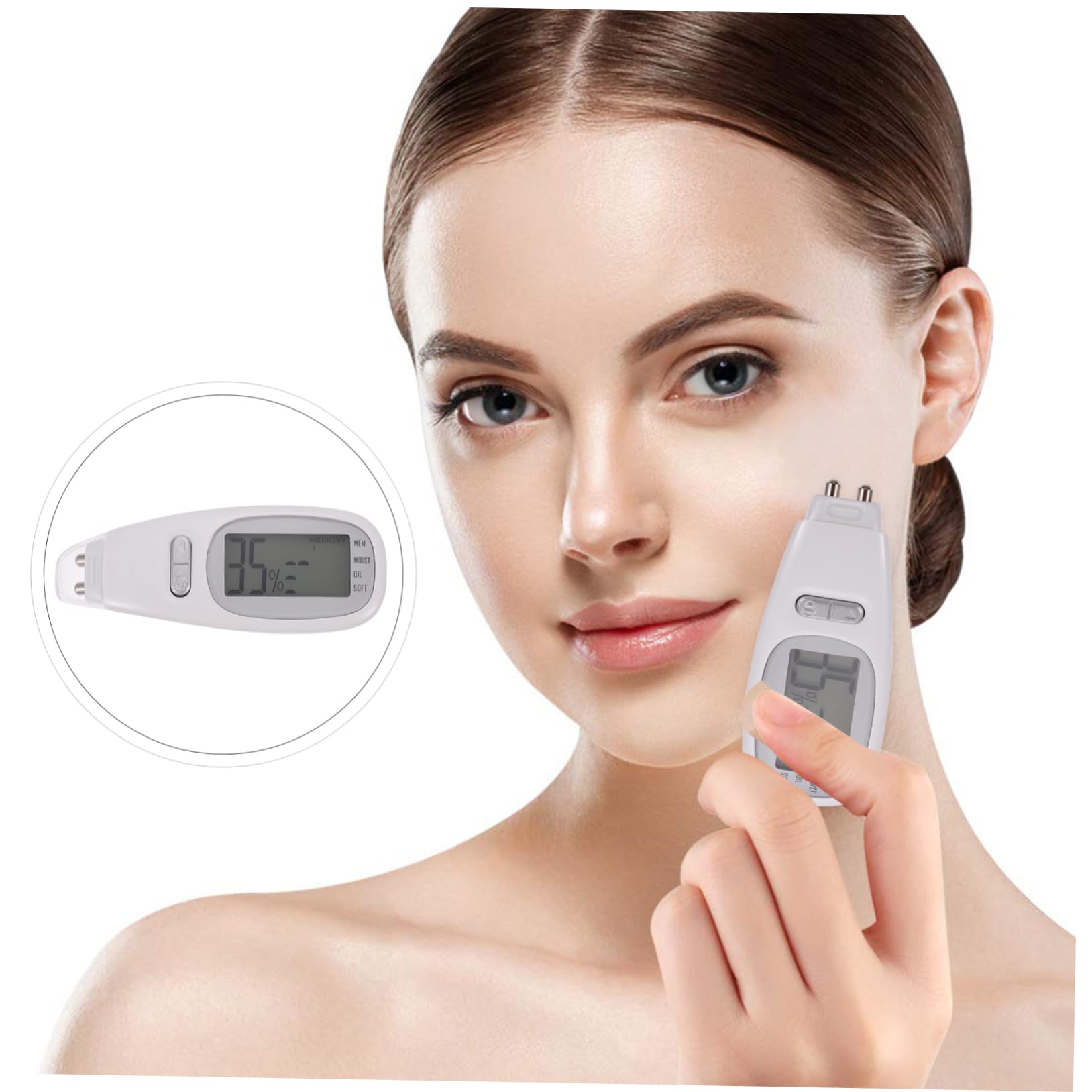 OSALADI Sets Facial Hydration Tester Pen Skin Moisture Analyzer Water Oil Tester Digital Skin Analyzer