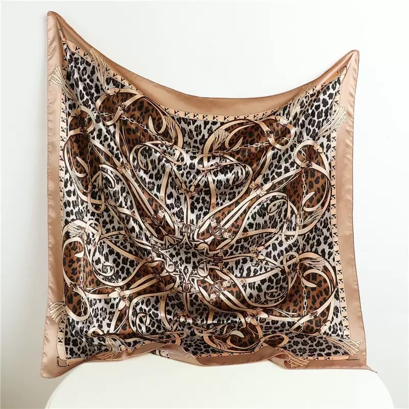 Silk Scarf for Women Lightweight Satin Hair Bandanas Head Scarves Satin Neck Wrap Headscarf 35"4