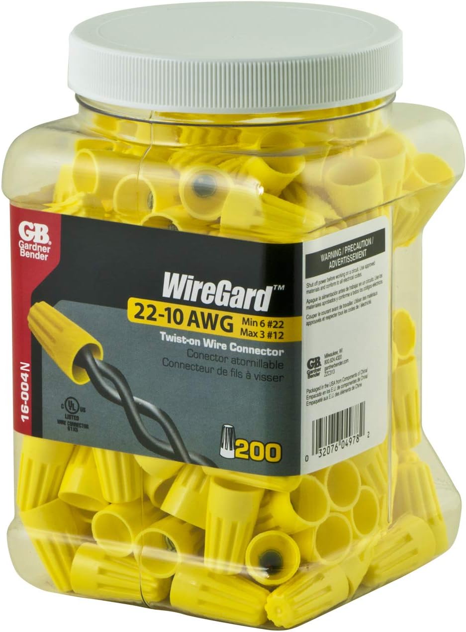 Gardner Bender 16-003M Wire Connector, 300 Pack, Orange, 300