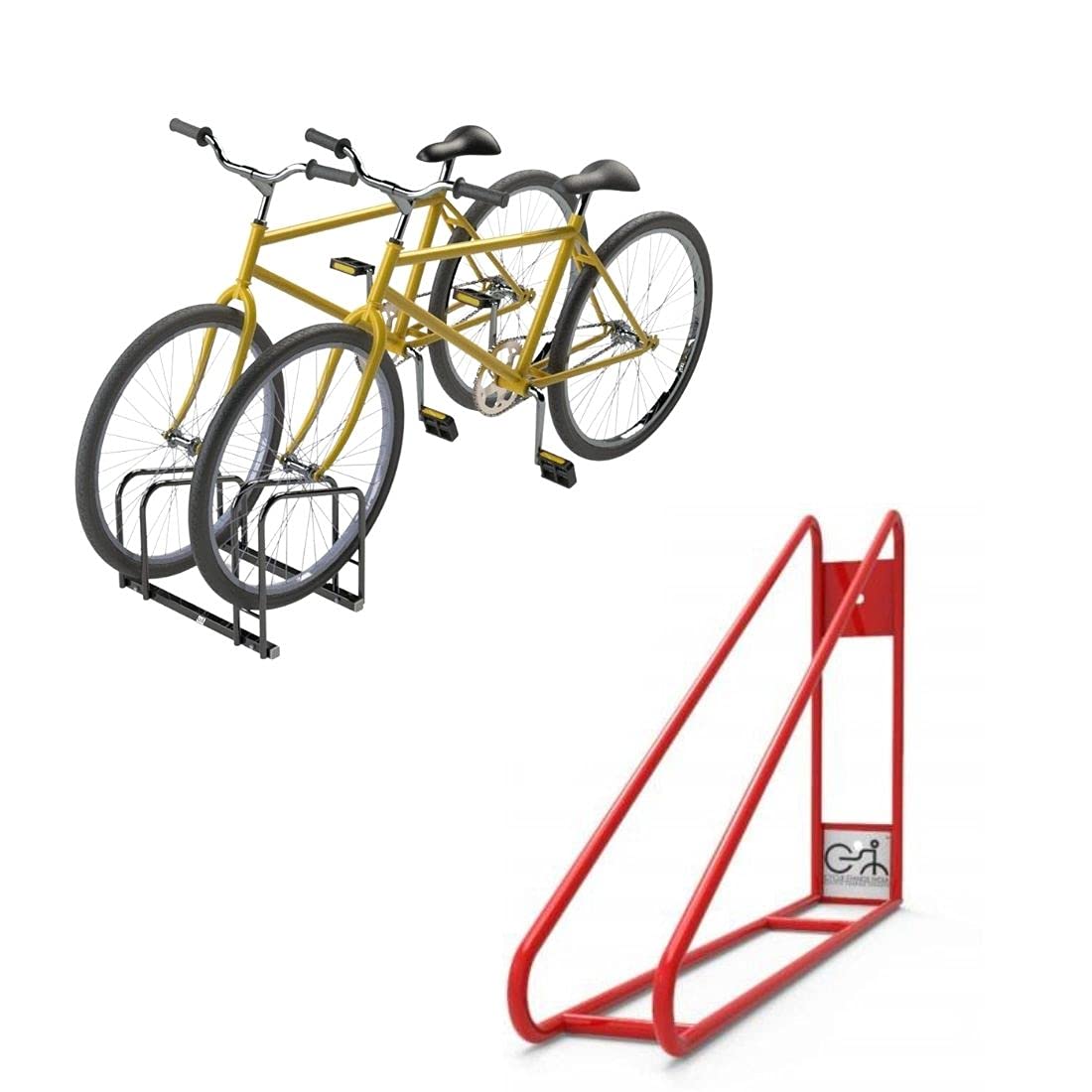Cycle Stands India Red Wall Mount Bike Rack Vertical Bicycle Hanger