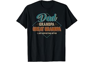 Dad Grandpa Great Grandpa Shirt - Fathers Day Gift from Grandkids