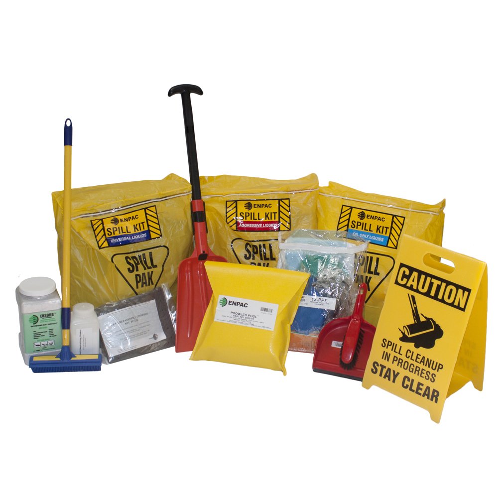 Enpac 30-Gallon Multi-Responder SHT Spill Kit Refill, Drum Not Included, Universal, Aggressive, and Oil Absorbents