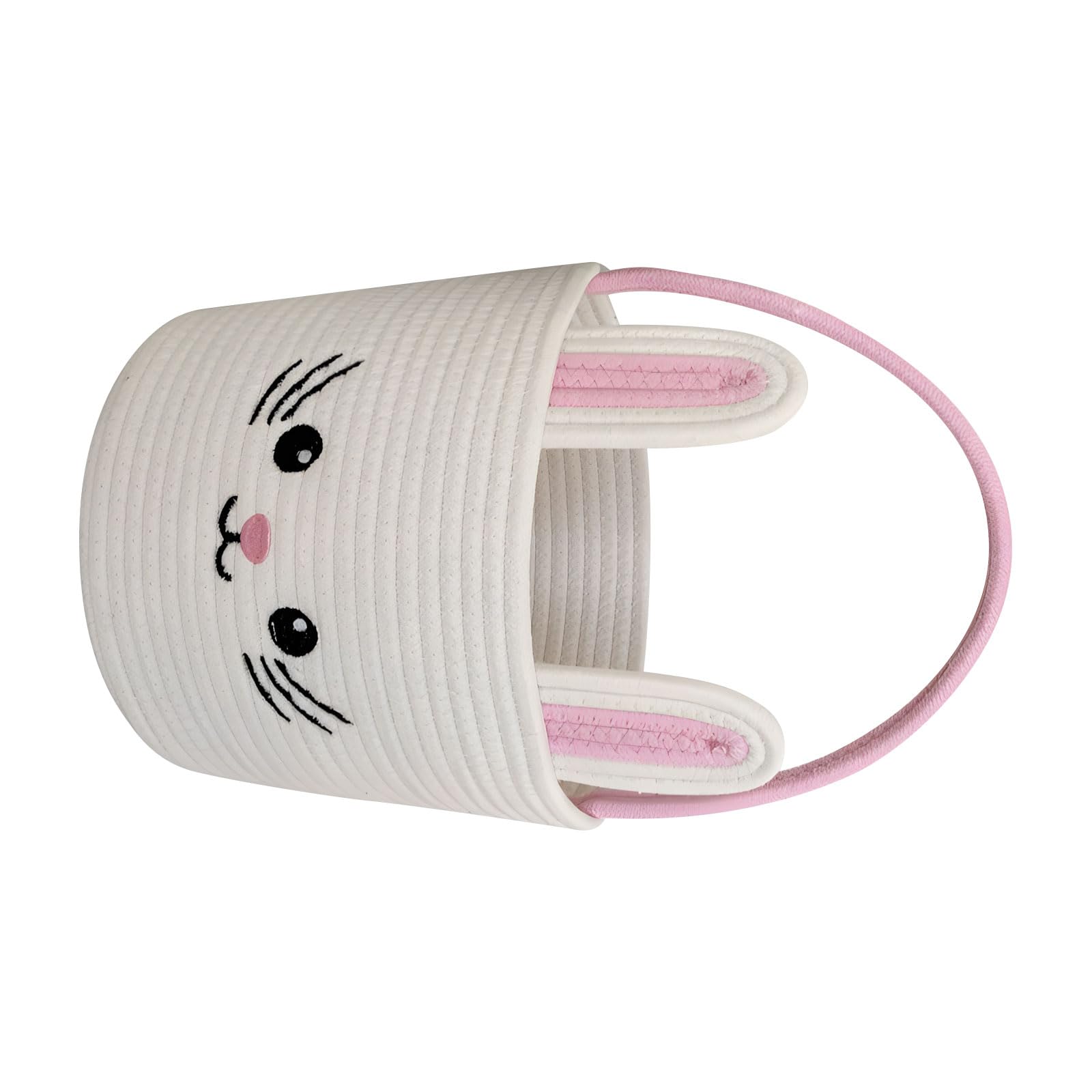 HENYGEN Lovely Creature Shaped Cotton Storage Container Perfect for Holiday Celebrations Spring Celebration Storage Basket
