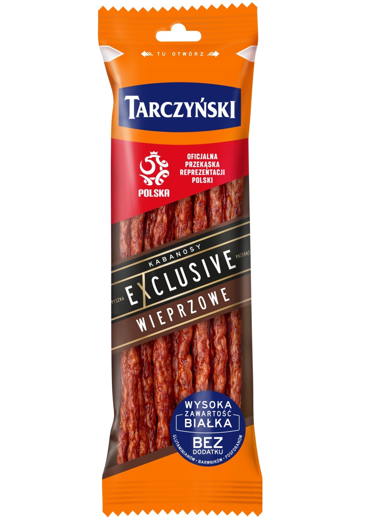 Tarczynski Kabanossi 18x 105g - Cabanossi Schweinefleisch - Kabanos Wurst