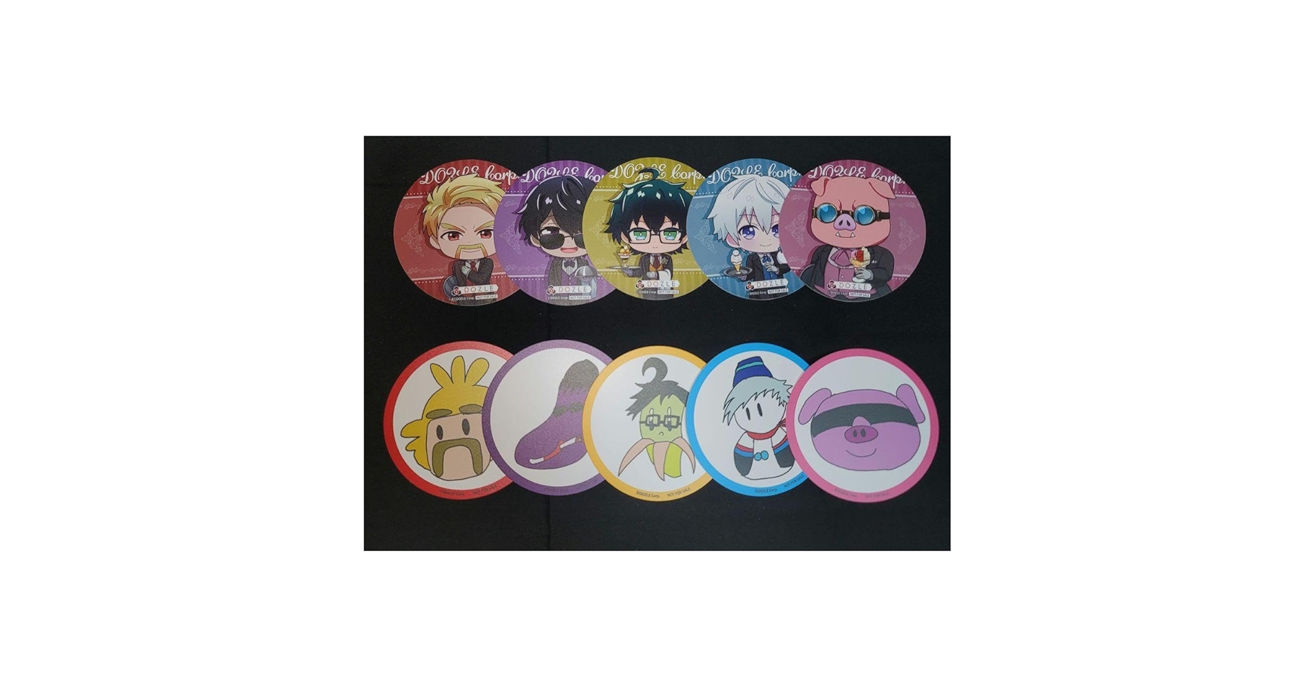 ドキドキ文芸部 コラボカフェ コースター ピック コンプリート セット Amazon.co.jp: ドズル社 GiGO コラボカフェ デフォルメ