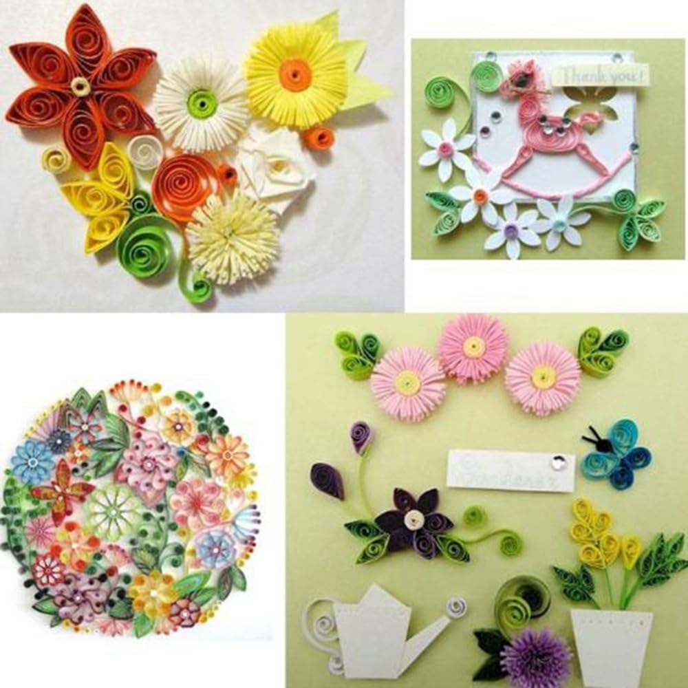 Papierquilling-Werkzeugset DIY Handwerks-Quilling-Set für Quilling-Anfänger und Papierkunstliebhaber